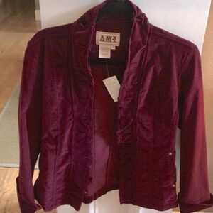 AMX Velvet Jacket NWT